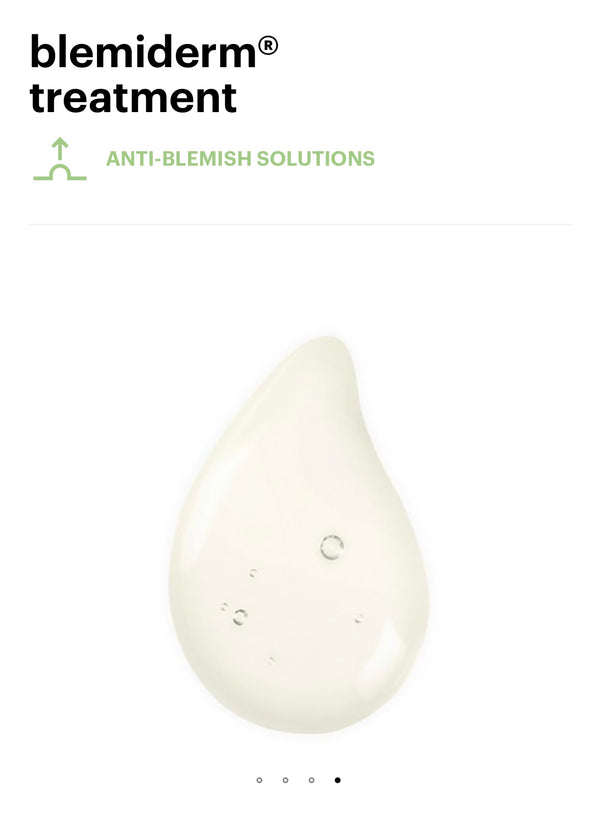 blemiderm® treatment
ANTI-BLEMISH SOLUTIONS
