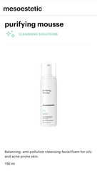 purifying mousse 150ml.

mesoestetic®