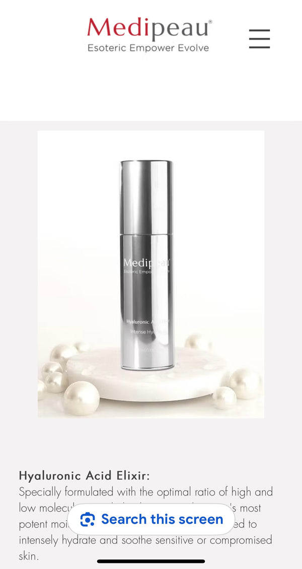 Medipeau®
Hyaluronic Acid Elixir
Intense Hydration