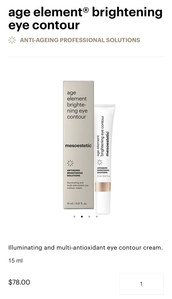 age element® brightening eye contour