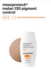 mesoprotech®
melan 130 pigment control
UVA UVE) PHOTOPROTECTION SOLUTIONS